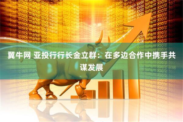 翼牛网 亚投行行长金立群：在多边合作中携手共谋发展